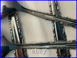 46 PCS Oneida CHERIE Stainless Steel Flatware Forks Knives Spoons Serving + Ches 46 PCS Oneida CHERIE Stainless Steel Flatware Forks Knives Spoons Serving + Ches