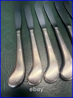 46 Pc SSS by Oneida Colonial Boston Minuteman Stainless Flatware Service for 8