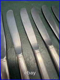 46 Pc SSS by Oneida Colonial Boston Minuteman Stainless Flatware Service for 8