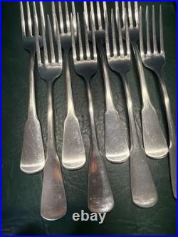 46 Pc SSS by Oneida Colonial Boston Minuteman Stainless Flatware Service for 8