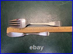 46 Pc SSS by Oneida Colonial Boston Minuteman Stainless Flatware Service for 8