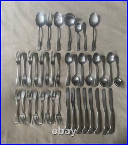 46 Piece Oneida INDEPENDENCE 3 Tine Dinner Forks Deluxe Stainless Flatware Set