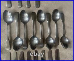 46 Piece Oneida INDEPENDENCE 3 Tine Dinner Forks Deluxe Stainless Flatware Set