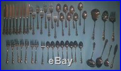 47 PC Oneida Cube SHELLEY STAINLESS FLATWARE SET 5 Place Settings Service for 8