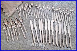 47 PC Set Oneida Risotto 18/10 Stainless Flatware Setting For 8 Plus Extras