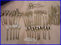 47 Pieces BANCROFT by Oneida USA 18/8 Stainless Excellent Condition
