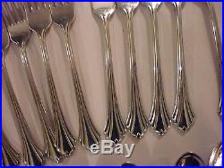 47 Pieces BANCROFT by Oneida USA 18/8 Stainless Excellent Condition