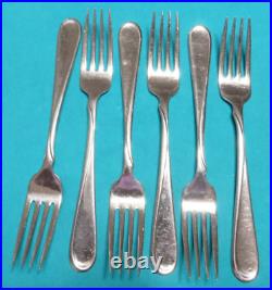 47 Pieces Flight Reliance Oneida USA Glossy Stainless Flatware Forks & Spoons