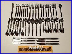 Details about   Northland Oneida Napa Valley 5 Teaspoons Faux Wood Stainless Flatware Japan Vtg 