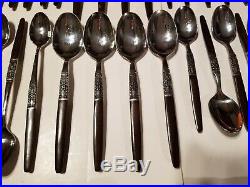 Details about   Northland Oneida Napa Valley 5 Teaspoons Faux Wood Stainless Flatware Japan Vtg 