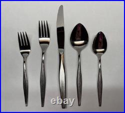47pc Oneida Wm A Rogers Premier Windrift Stainless Flatware Set Service for 8