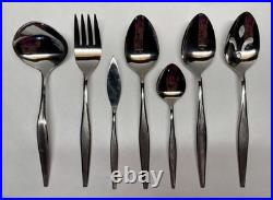 47pc Oneida Wm A Rogers Premier Windrift Stainless Flatware Set Service for 8
