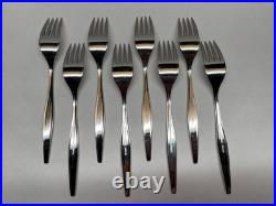 47pc Oneida Wm A Rogers Premier Windrift Stainless Flatware Set Service for 8