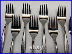 47pc Oneida Wm A Rogers Premier Windrift Stainless Flatware Set Service for 8