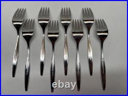 47pc Oneida Wm A Rogers Premier Windrift Stainless Flatware Set Service for 8