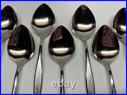 47pc Oneida Wm A Rogers Premier Windrift Stainless Flatware Set Service for 8
