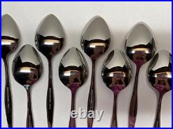 47pc Oneida Wm A Rogers Premier Windrift Stainless Flatware Set Service for 8