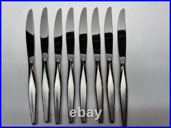 47pc Oneida Wm A Rogers Premier Windrift Stainless Flatware Set Service for 8