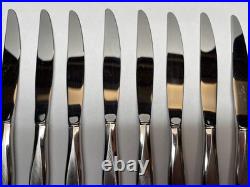 47pc Oneida Wm A Rogers Premier Windrift Stainless Flatware Set Service for 8