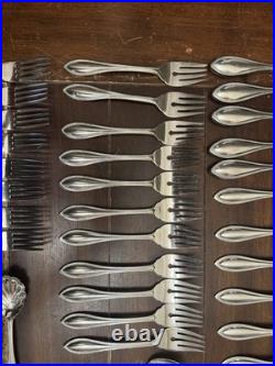 48 Pc Oneida American Harmony Arbor Stainless Flatware Set Service for 8 USA