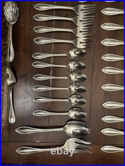 48 Pc Oneida American Harmony Arbor Stainless Flatware Set Service for 8 USA