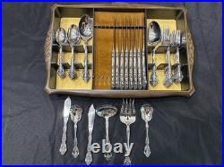 48 Pc Oneida Stainless Michelangelo CUBE Service For 8 + Serving Original Case