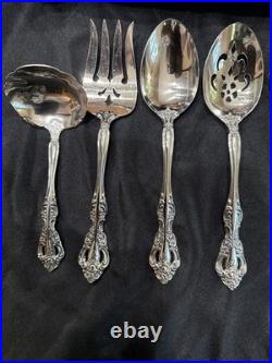 48 Pc Oneida Stainless Michelangelo CUBE Service For 8 + Serving Original Case