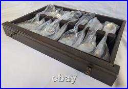 48 pc Oneida Golden Julliard Set 5 pc service for 8 plus 8 serving utensils