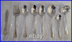 48 pc Oneida Golden Julliard Set 5 pc service for 8 plus 8 serving utensils 48 pc Oneida Golden Julliard Set 5 pc service for 8 plus 8 serving utensils