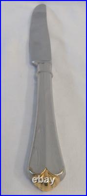 48 pc Oneida Golden Julliard Set 5 pc service for 8 plus 8 serving utensils