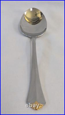48 pc Oneida Golden Julliard Set 5 pc service for 8 plus 8 serving utensils 48 pc Oneida Golden Julliard Set 5 pc service for 8 plus 8 serving utensils