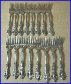 49-Oneida Michelangelo Cube Stainless Steel Flatware-Svc for 8 Plus Serving