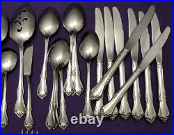49 Pc CELEBRITY Stainless SERVICE FOR 6 + EXTRAS & SERVING Oneida SSS
