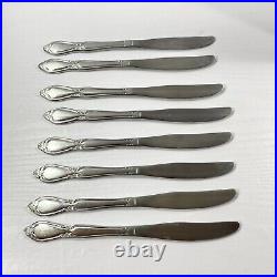 49 Piece Vintage Oneida Community Stainless Chatelaine Flatware in Wooden Case