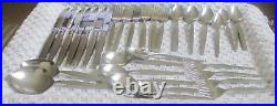 49 pc Oneida Community FROSTFIRE SATIN Stainless Flatware