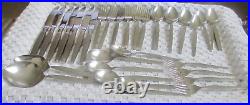 49 pc Oneida Community FROSTFIRE SATIN Stainless Flatware