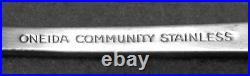 49-pieces Of Oneida Community Patrick Henry Pat Stainless Flatware