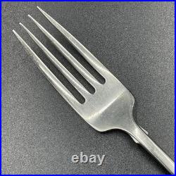 5 Oneida AMERICAN COLONIAL Stainless Flatware Dinner Forks 7.25 in Satin Cube