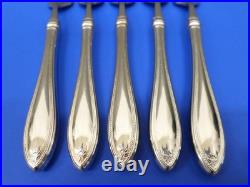 5 Oneida SHERATON Glossy Cube Mark Stainless Flatware 8 1/4 DINNER FORKS