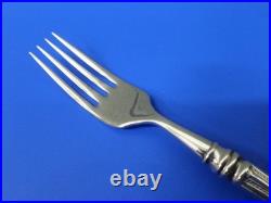 5 Oneida SHERATON Glossy Cube Mark Stainless Flatware DINNER FORKS Great