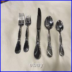 5 Piece Place Setting ONEIDA Glossy Stainless Amway Knot Flatware NOS