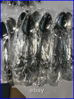 50 PCS ONEIDA SSS STAINLESS STEEL RENOIR PEMBROOKE FLATWARE Set For 8 In Bags
