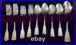 50 Pc Oneida AMERICAN COLONIAL Stainless Flatware For 8 Double TSP CUBE/BOX
