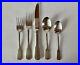 50 Pc Set Oneida AMERICAN COLONIAL Heirloom Cube Stainless Flatware for 10