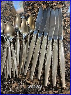 50 pc Oneida Community Stainless Venetia Venezia Flatware Set