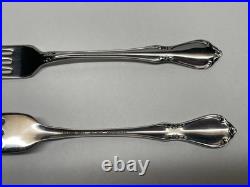50pc Oneida Chateau Oneidacraft Deluxe Stainless Flatware withTray Service for 8