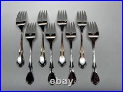 50pc Oneida Chateau Oneidacraft Deluxe Stainless Flatware withTray Service for 8