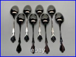 50pc Oneida Chateau Oneidacraft Deluxe Stainless Flatware withTray Service for 8