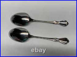50pc Oneida Chateau Oneidacraft Deluxe Stainless Flatware withTray Service for 8