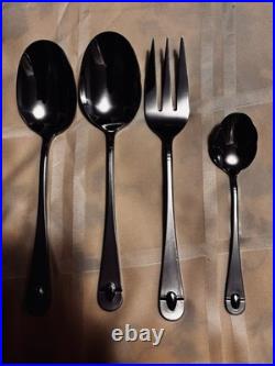 51-Piece Set ONEIDA SATIN JUPITER Stainless Flatware Retired Nice Condition